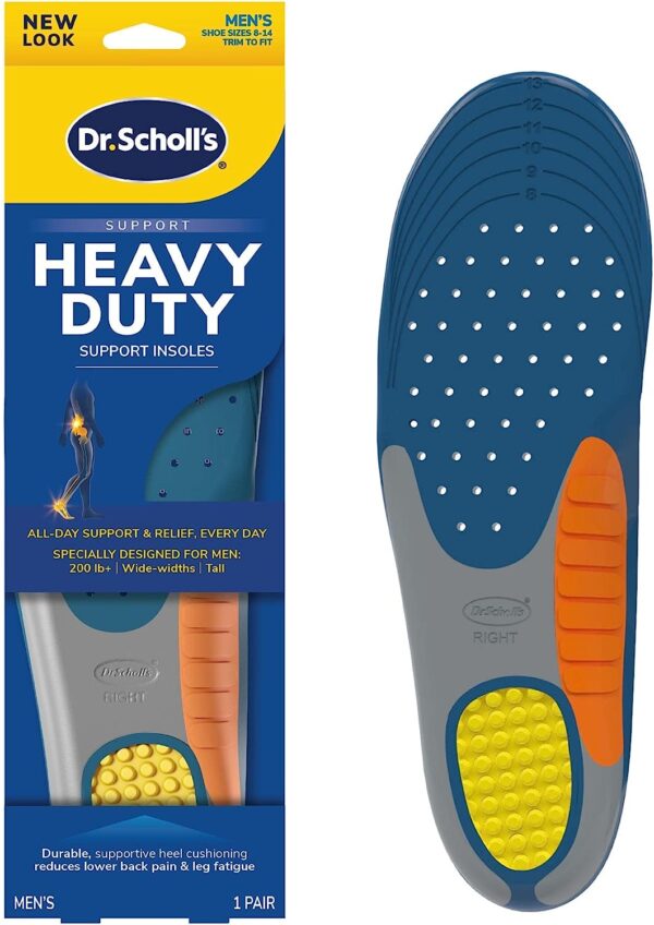 Dr. Scholl's Heavy Duty Support Insoles, Men, 1 Pair, Trim to Fit